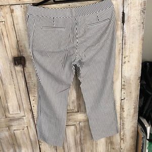 J crew crop striped pant